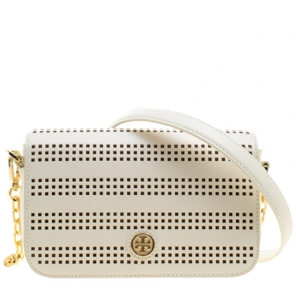 Tory Burch Mini Robinson Bag Perorated Leather